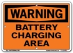 WARNING - Battery Charging Area signs. Choose from 28 different materials for each sign. Part #: SI-W-68-GRP