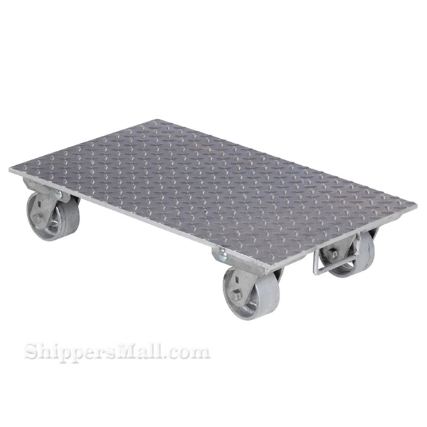 Aluminum Plate Dolly with Steel Wheels 24x36"