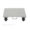 Aluminum Plate Dolly with Rubber Wheels/Handle 24x36" 2
