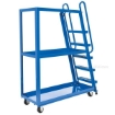 Stockpicker carts for industrial use High duty 500 lb capacity. Vestil Part SPS-HF-2252