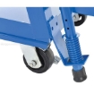Stockpicker carts for industrial use High duty 500 lb capacity. Vestil Part SPS-HF-2252 zoom wheel