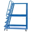 High Frame Cart 28 X 52 Mold-On-Rubber casters, #: SPS-HF-2852 side view