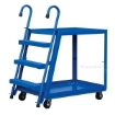 Stock Picker cart with 2 shelves, size 22 X 36 with molded rubber casters. ,  #: SPS2-2236