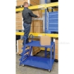Stock Picker cart with 2 shelves, size 28 X 48 with molded rubber casters. , part #: SPS2-2848 