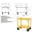 Ergonomic Handle service carts with drain Part #: DH-PH4-3448-D