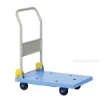 Plastic Platform cart with Folding Handle and Foot Brake, 18"W X 24"L