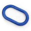 Peerless Oblong Master Links, Chain Rigging Component, blue powder coat