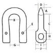 Kuplex Kuplers, Chain Rigging Component,  Lifting Chain Coupling Link drawing