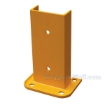 Structural Rack Guards without Rubber Bumpersq