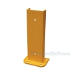 Structural Rack Guards without Rubber Bumpers