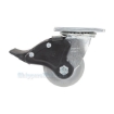 Thermoplatic Rubber (Duratek) Casters with total brake CST-F34-4X2DK-SWTB1