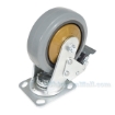 Rubber casters  swivel with total brake CST-KSM-6X2MR-SWTB c