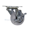 Industrial Caster, thermoplastic polyurethane rubber casters, Model; CST-B23-TPR-GRP