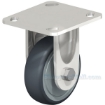Industrial Caster, ss thermoplastic rubber-elastomer casters, Model; CST-A-SS-4X1TPE-R