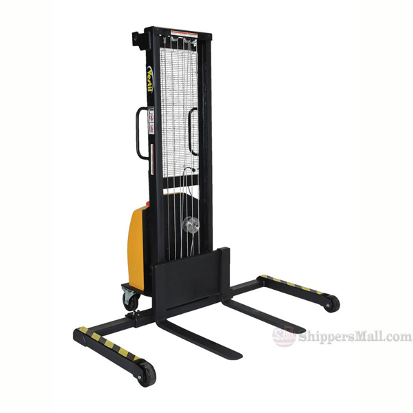 Electric Winch Stacker / Adjustable Legs & Forks - VWS-770-AA-DC