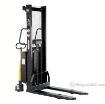 SL-63-FF - Stacker with Powered Lift - Fixed Forks Over Fixed Support Legs / 63" H