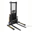 Powered Lift - Power Drive Stacker - Adjustable Forks/ Adjustable Support Legs Forks Raise up to 63" Model: SL-63-AA-PTDS