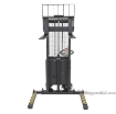 Powered Lift - Power Drive Stacker - Adjustable Forks/ Adjustable Support Legs Forks Raise up to 63", SL-63-AA-PTDS