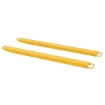 Steel High Strength Fork Extensions 4 In. x 63 In. 4,000 Lb. Capacity Yellow - VS-FE-HS-4-63